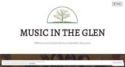 Desktop Screenshot of musicintheglen.org